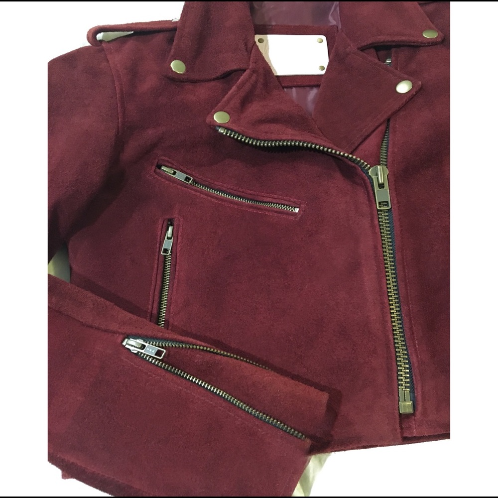 “UNDERSTATED LEATHER” Suede Moto MC Jacket ❤️🔥⚡️